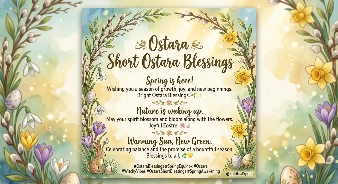 Spring Scale Words Ostara Blessings 2026: 50+ Blessed Ostara Wishes & Prayers