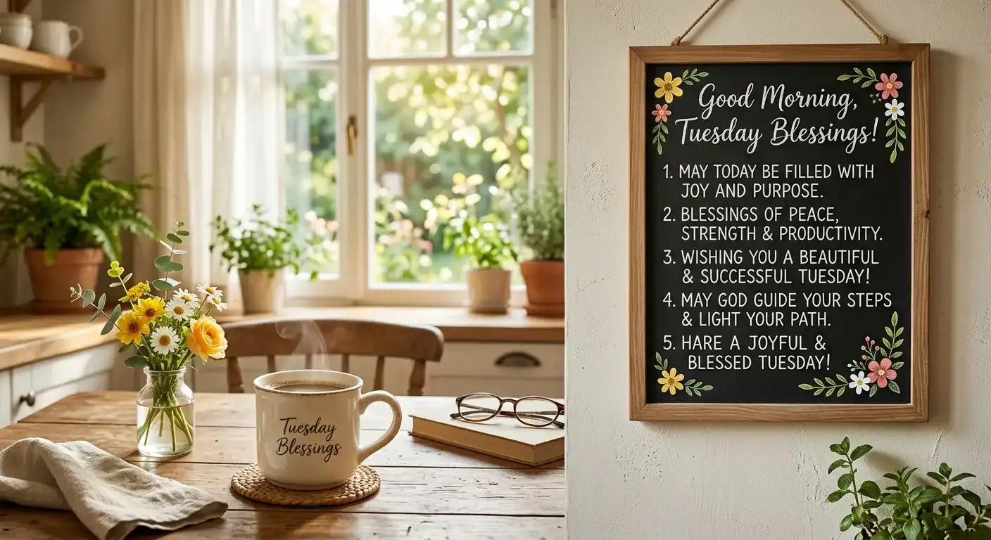 Good Morning Tuesday Inspirational Blessings (45+)